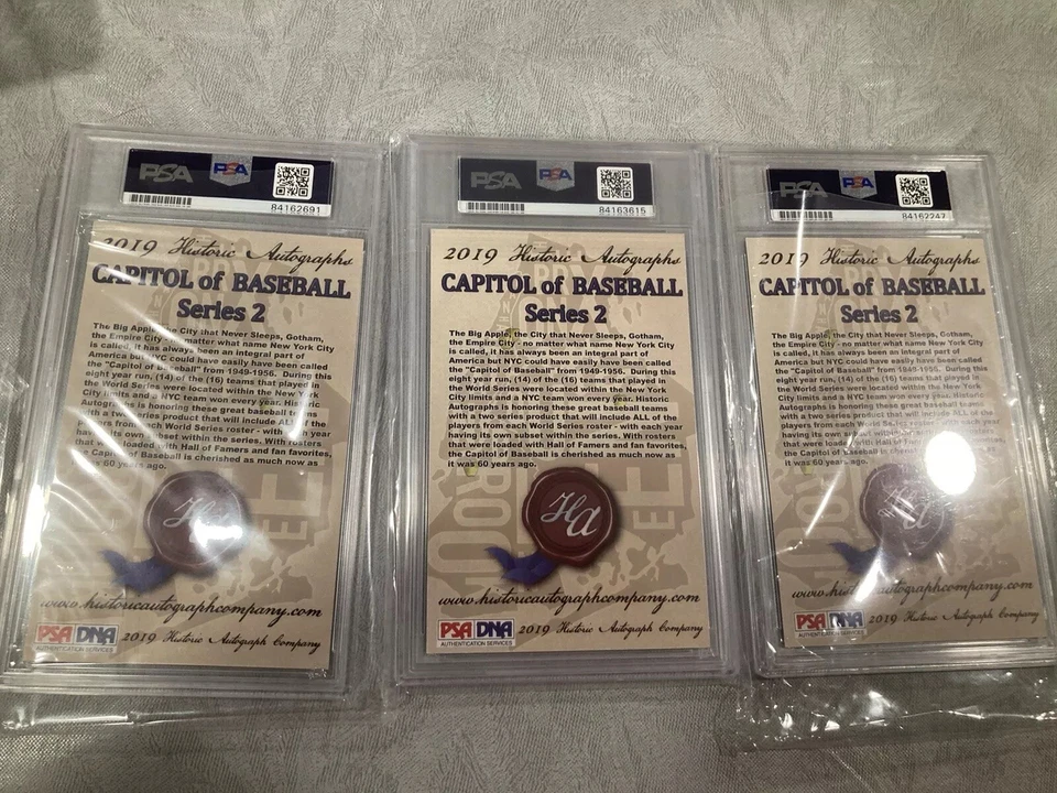 2018 HA Capitol of Baseball Series 1 Brown, Hopp & Stengel YANKEES - Image 3 of 3
