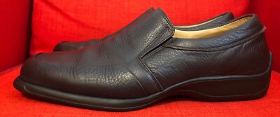 Bruno Magali Men\'s Ashton Slip On Brown Loafers Size 12 Bruno Magli Ashton Brown Leather Slip on Loafers Smart  main image 2
