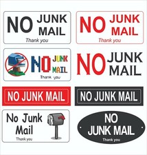 Custom Sticker No Junk Mail Letterbox Stickers Lego Vinyl Decal