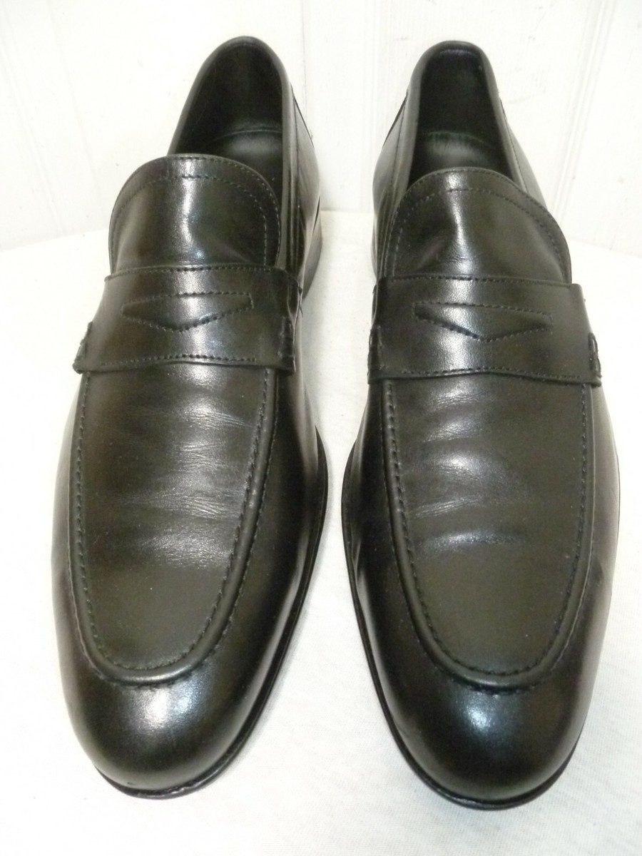 Authentic Hugo Boss designer black leather loafers sz 9 Hugo Boss Larry Loaf Pelt US Size 9 Black Tassel Leather  main image 4