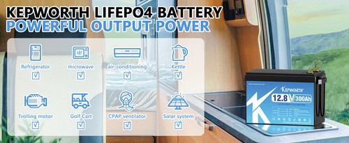 Batería de litio 100Ah 200Ah 300Ah 12V LiFePO4 BMS batería autocaravana 20000 ciclos - Imagen 85 de 122