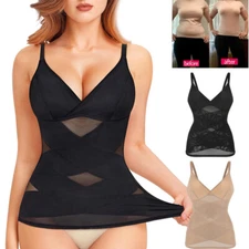 Women Slimming Cami Shaper Tank Top Lady Tummy Control Compression Camisole Vest