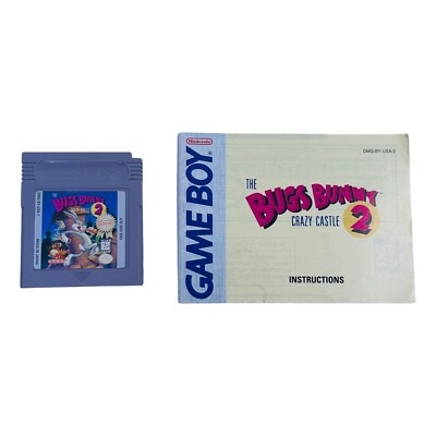 Bugs Bunny Crazy Castle 2 Nintendo Game Boy Authentic Tested