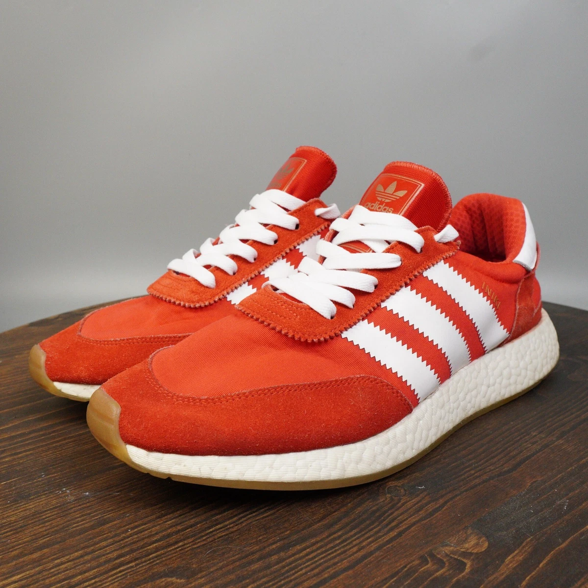 Midlertidig Polar lille Adidas Iniki Runner Mens Size 13.5 Red Gum Soles Athletic Running Shoes  Sneakers | eBay