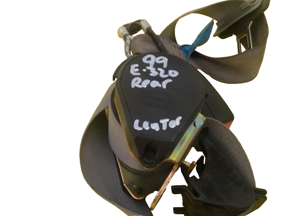 Cinturón de seguridad central trasero gris Mercedes-Benz E320 1998-2002 OEM Foto 3 de 4