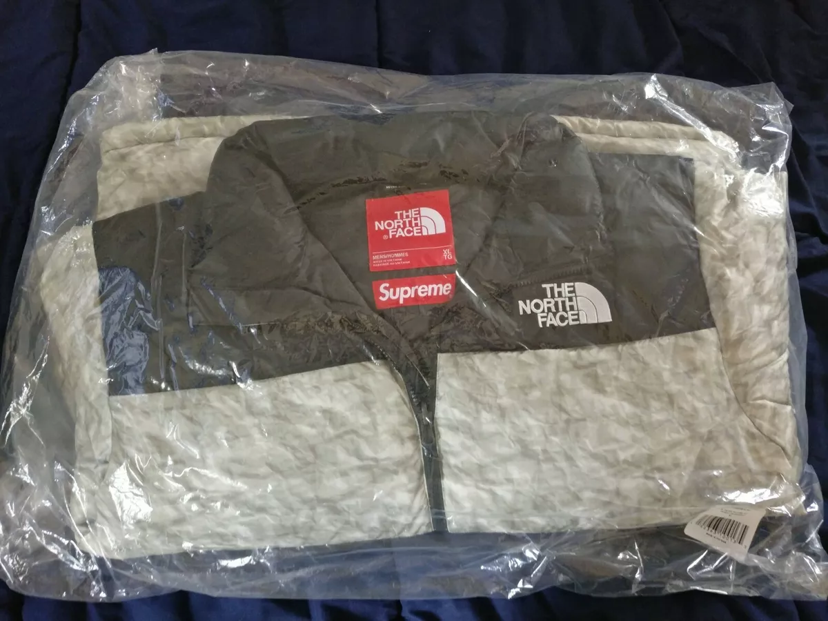 Supreme x North Face Paper Print Nuptse Jacket XL 100% Authentic