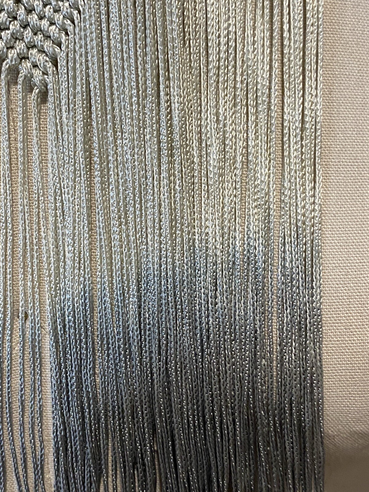 Macrame Ombre Fring Collar Statement Necklace Lon… - image 13