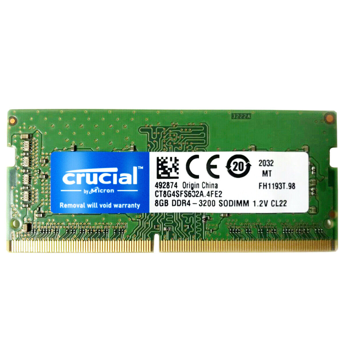 Crucial 8GB 16GB 32GB Laptop eBay Memory | RAM LOT 3200MHz CL22 DDR4 64GB 260pin SODIMM