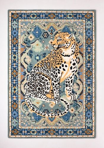 Naz Carpet Hand-Tufted Beautiful Rugs | 100% Wool with Tiger Print Patterns - Picture 2 of 10