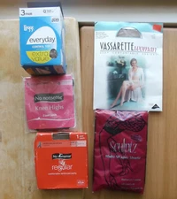 Choice of Lots of Unopened Pantyhose: Queen/XL~L~M/Small: Various Brands & Color