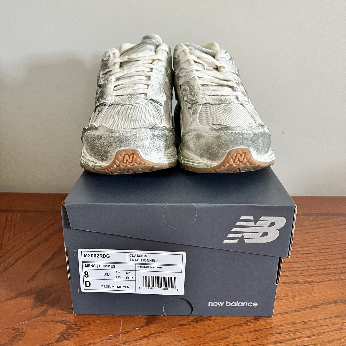 New Balance 2002R Protection Pack White Gum / US Men's Size 8