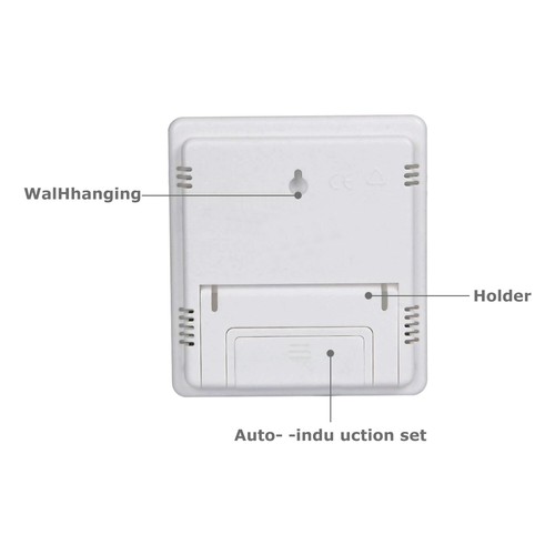 Thermometer Indoor Digital LCD Hygrometer Temperature Humidity Meter Alarm Cloc - Picture 5 of 11