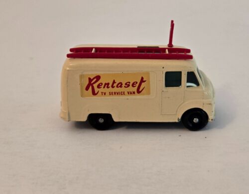 LESNEY Matchbox TV Service Van #62b Rentaset w/Ladder, Antenna, and the 3 T.V's!