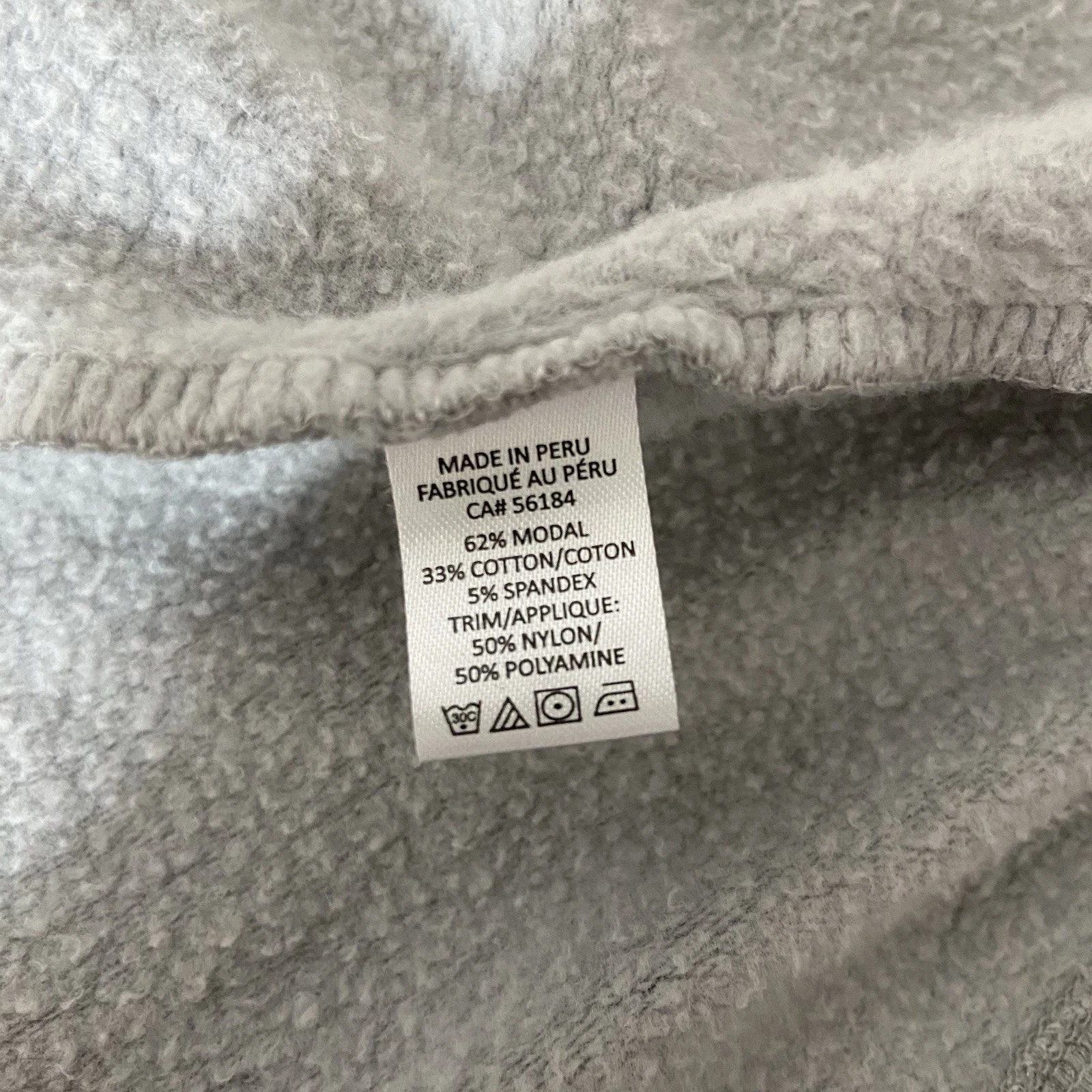 B. Draddy Shirt Jacket Mens Large Chunk Fleece Lined Chore Barn Button Up Gray - product detail image 7