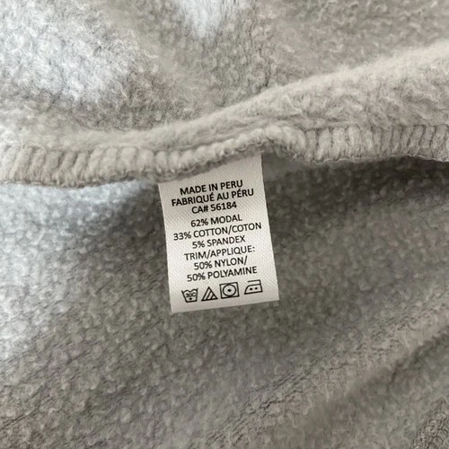 B. Draddy Shirt Jacket Mens Large Chunk Fleece Lined Chore Barn Button Up Gray image 7