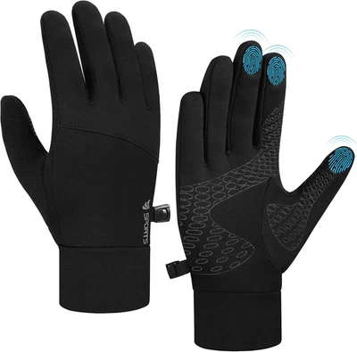 BESUCHE DEN ANQIER-STORE Anqier Fahrradhandschuhe Herren Damen Winter Handschuhe- Touchscreen, Rutschfest