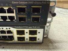 Cisco Catalyst 3560 V2 Series PoE-48 WS-C3560V2-48PS-S Ethernet Switch
