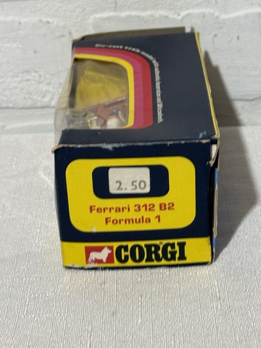 1:43 Corgi 152 Ferrari 312 B2 Britax Shell Formula 1 Race Car NIB Mettoy 1973 - Picture 8 of 12