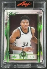GIANNIS ANTETOKOUNMPO 2025 LEAF PEARL MULTI-SPORT #25 GREEN SPECTRUM PEARL 1/1