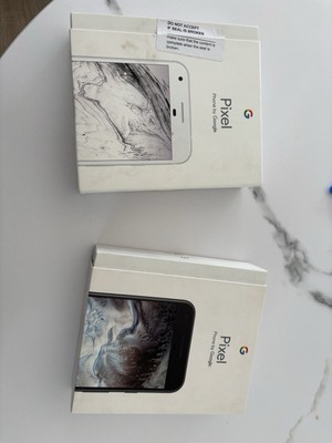 Google Pixel 1 32 XL Schwarz + Google Pixel 1 32 Weiss -  Versiegelt Neu