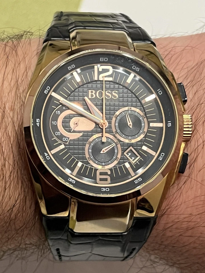 hugo boss chronograph watch men 1512737 - Image 3 of 4