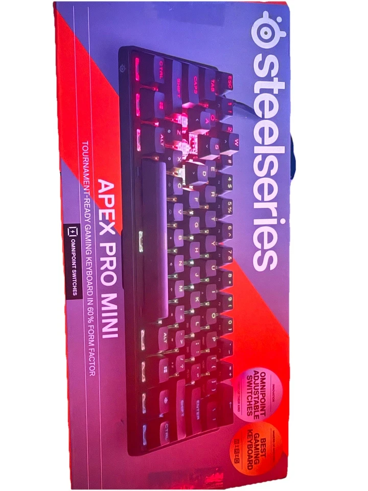 Apex Pro Mini Keyboard (OmniPoint Switches) BRAND NEW NEVER OPENED - Image 2 of 3