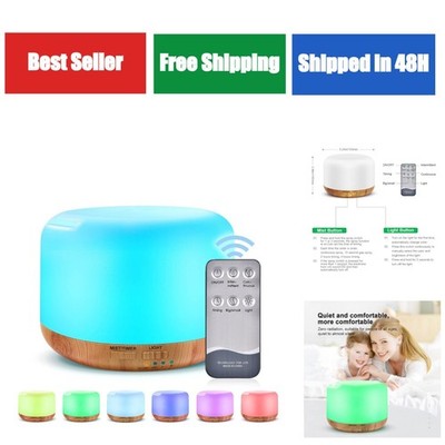 Marchred 300ML Essential Oil Diffuser Remote Control Aromatherapy