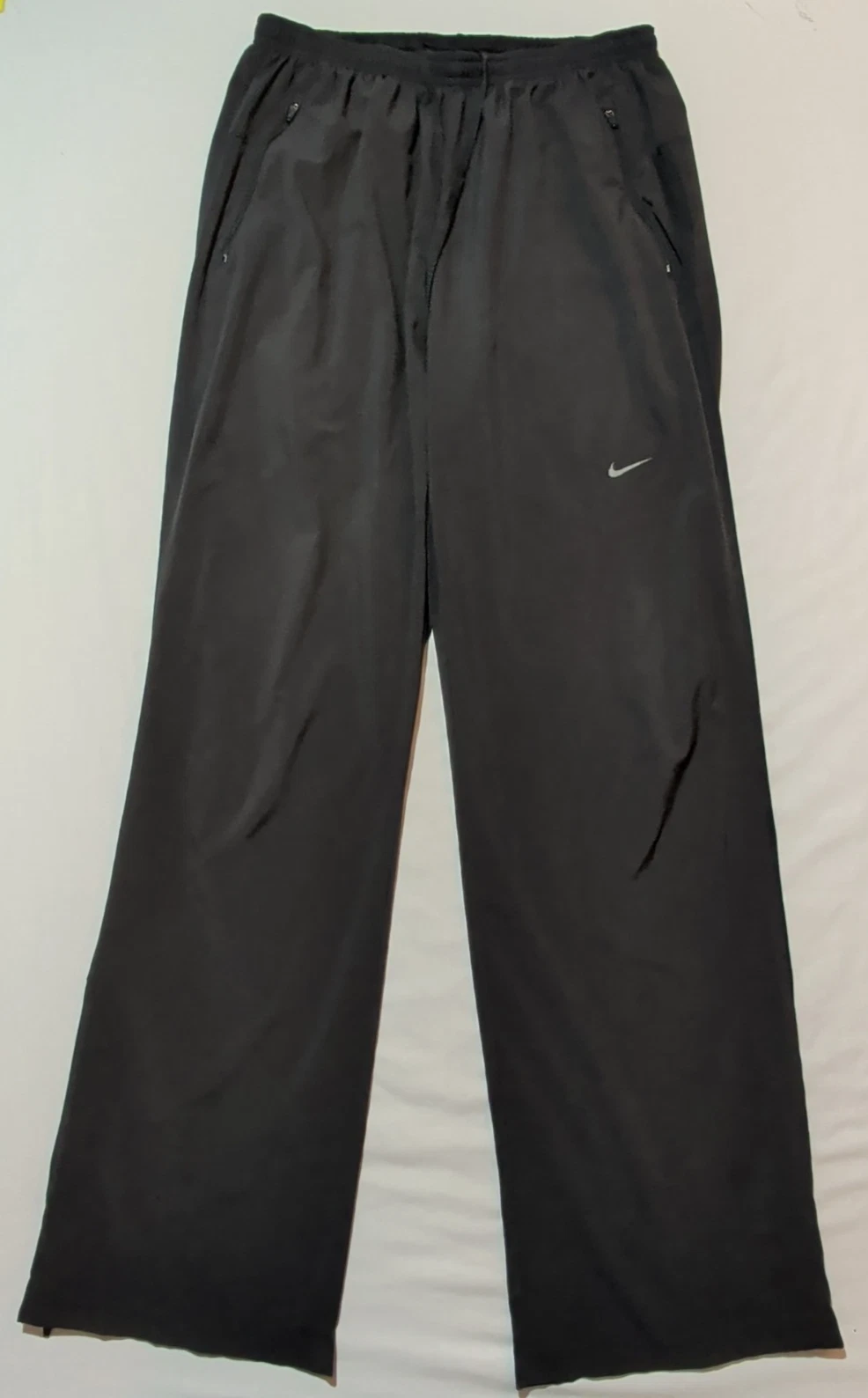 Nike Y2k Retro Dri FIT Running Pants Mens L Ankle Zip Wide Straight Leg 90'S