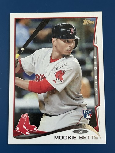 2014 Topps Update #US26 Mookie Betts Rookie Card RC Red Sox Dodgers MVP NM-MT