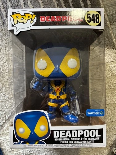 Funko Pop! Vinyl Jumbo 10” Deadpool (Blue) (Yellow) - Walmart (Exclusive) #548