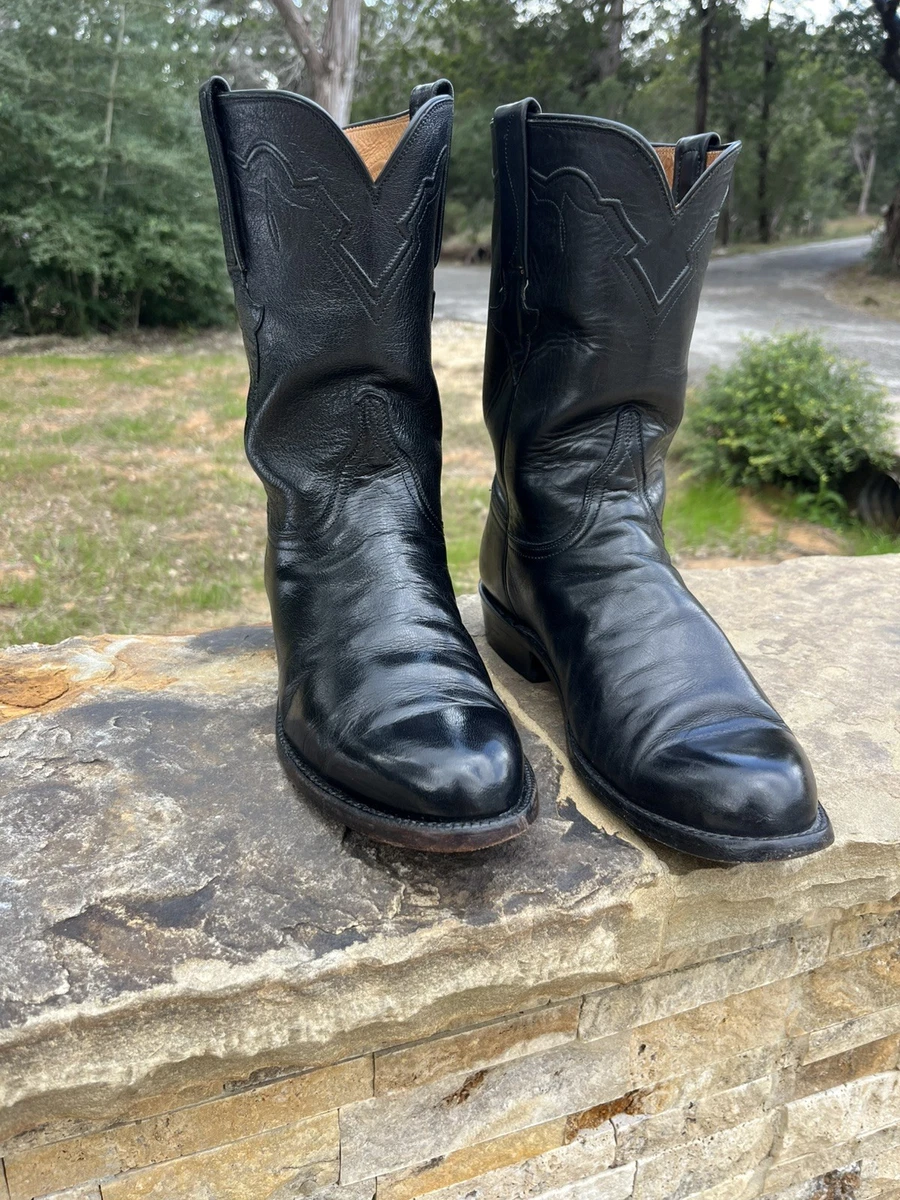 Lucchese Black Boots for Men for Sale - eBay