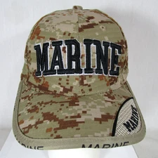 US MARINE Camo Adjustable Cap Hat JWM Wholesale