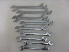 Snap-On VSM METRIC 4-Way Angle Open End Wrench 9pc Set 10mm-19mm **NO 16MM**