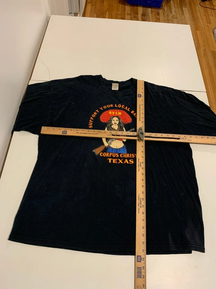 Bandidos MC Shirt 3XL Black Corpus Christi Texas Support Your Local Biker Club - Image 2 of 4