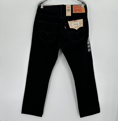 Levi's Men's 501 Jeans in Black size 33x29 100% Cotton Original