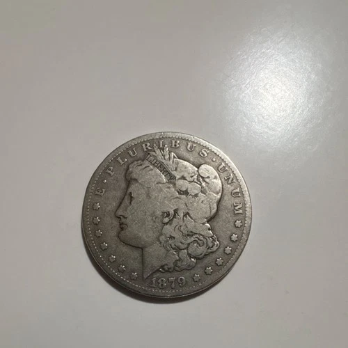 1879 Morgan Silver Dollar $1 Circulated US Coin Business Strike 0.9 Fineness