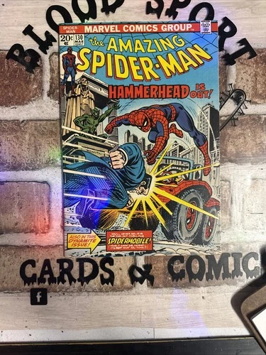 Amazing Spider-Man #130 Marvel 1974 1st appearance of Spidermobile Hammerhead