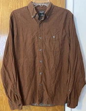 Todd Snyder Albini Geometric Pattern Print Button Shirt Size M Brushed Cotton