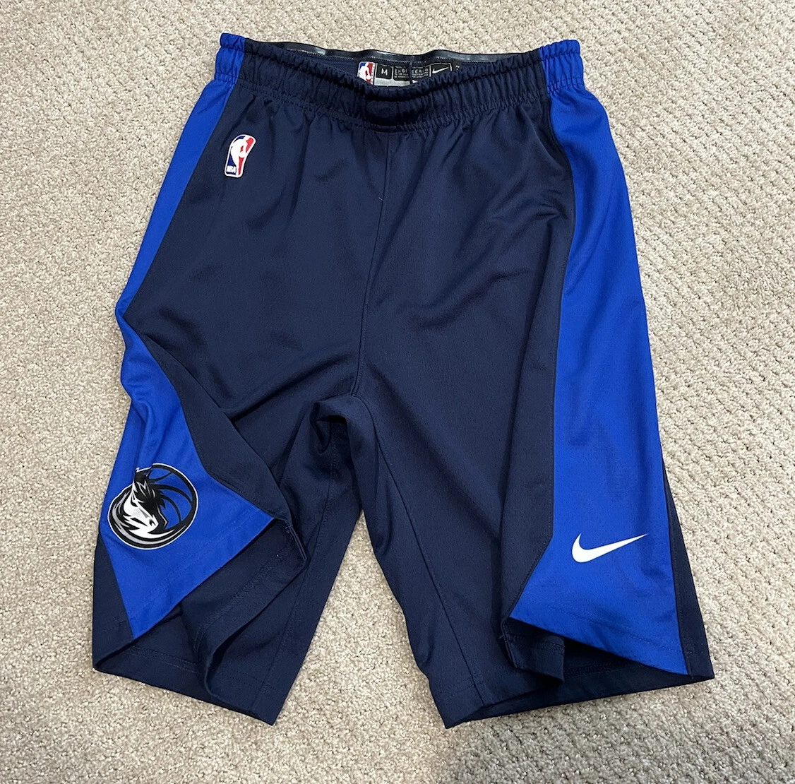 Nike Dallas Mavericks Authentic Shorts Blue Alternate Nike Sz M + 2 Length - product detail image 1