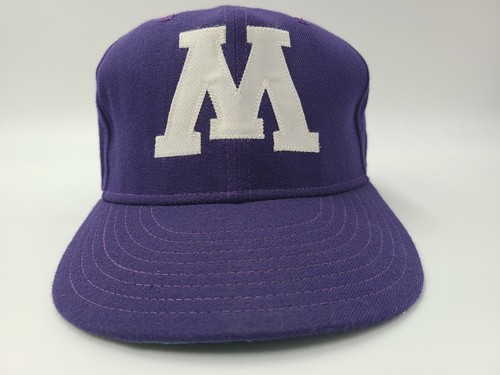 Vintage Minnesota Golden Gophers New Era Pro Model Fitted 7 3/8 Hat Cap Wool Men - Picture 2 of 15