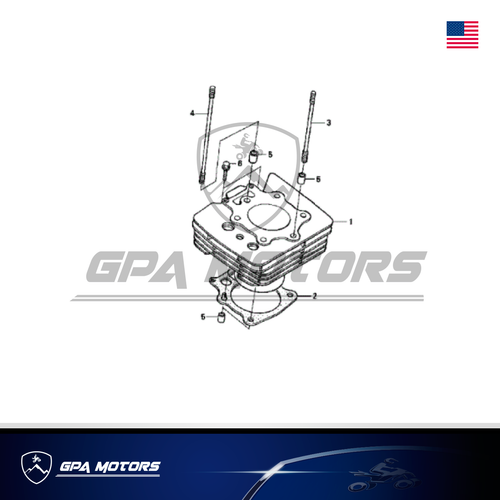 Cylinder Piston Gaskets Fits Honda Foreman Fourtrax TRX450 1998-2004 - Picture 11 of 11