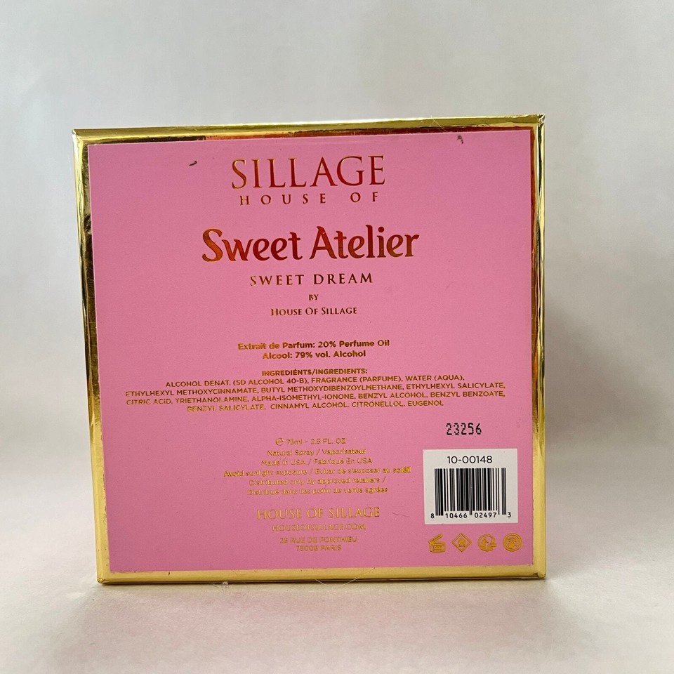 House of Sillage Sweet Atelier Sweet Dream Limited Edition Fragrance