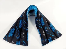 Rice heating/cooling pad, neck wrap, rice bag, heat pad, Carolina Panthers 