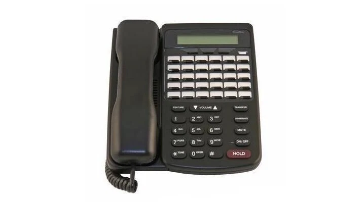 Comdial DX80 DX-80 7260-00 HAC Black LCD Office Phone Tech Tested YEAR WARRANTY - Image 3 of 3