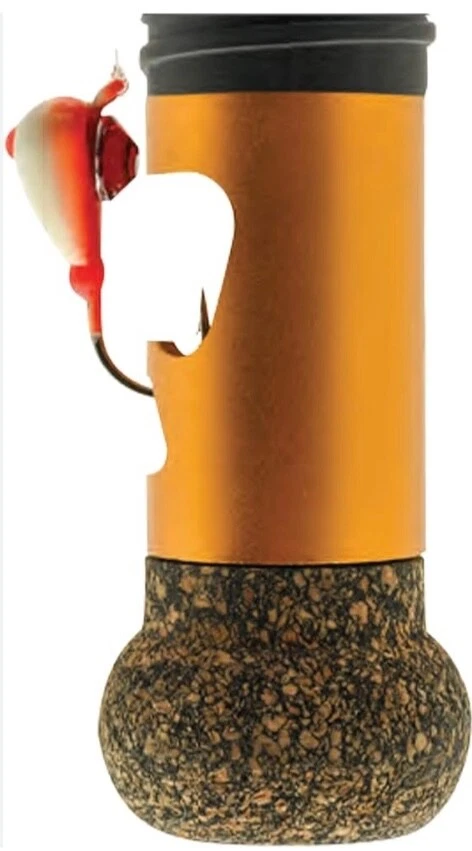 Celsius Rowdy Rod 27" Medium Ice Fishing Rod/Reel Combo bottle openr  #CE-RR27MC - Image 2 of 4