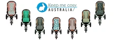  Universal Reversible Pure Cotton Baby Pram Liner by Keep Me Cosy™ Australia.