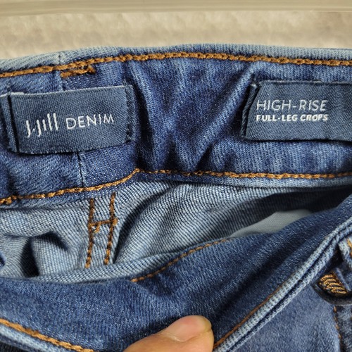 J. Jill Denim Full Leg Crop Rockaway Wash Capri Jeans Gr.24 Reg Neu mit Etikett 110424-959 - Bild 4 von 10