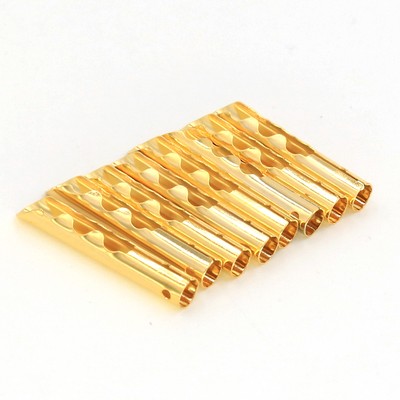 50pcs Gold Plated Speaker Cable BFA Banana Plug Connector HIFI