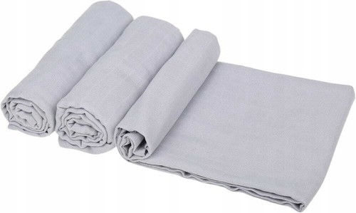 Squares Baby Muslin Nappies Soft Cloth Diaper Bibs Colourful 100% Cotton 3-PACK - Bild 36 von 36