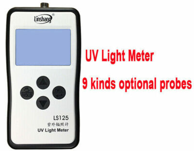 UV Light Meter UV Radiometer Ultraviolet LUX Meter Multi Probe LS125